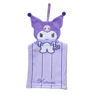 Toalla para manos sanrio rayas morado kuromi -  Sanrio