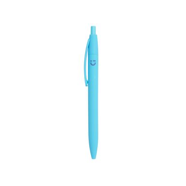 Lapicero retráctil colección colorful stripe 07mm negro cuerpo azul -  Miniso