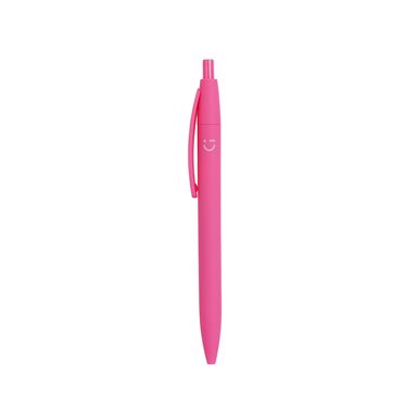Lapicero retráctil colección colorful stripe 07mm negro cuerpo rosa -  Miniso