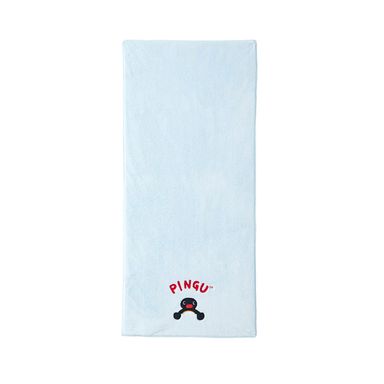 Toalla de baño textil azul pingu -  Pingu