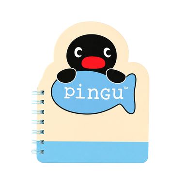 Libreta de espiral pasta suave 80 hojas pingu -  Pingu