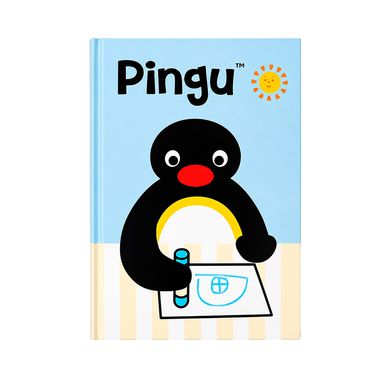 Libreta de pasta dura azul 80 hojas pingu -  Pingu