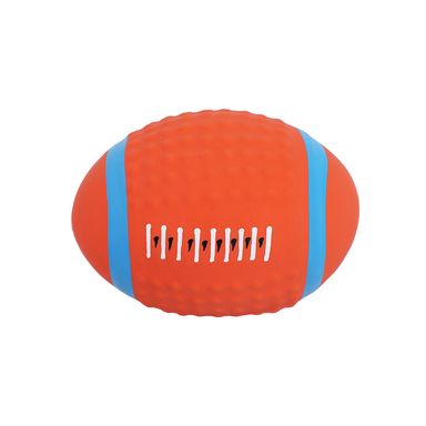 Juguete chillón para mascotas balón de futbol americano sintético naranja 11 cm -  Miniso
