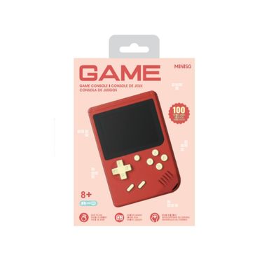 Consola de juegos con pantalla de color de 6.6 cm mod f18 rojo -  Miniso