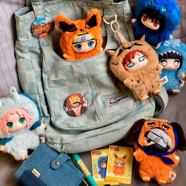 Blind box de peluche de vinilo naruto shippuden fiesta de bestias bonitas -  Naruto