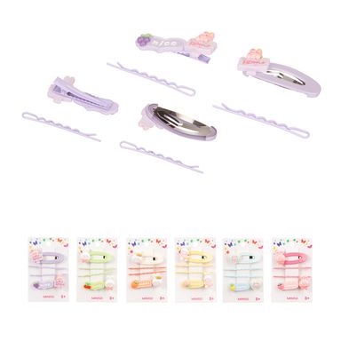 Set de broches infantiles miniso conejitos 4 pzas -  Miniso