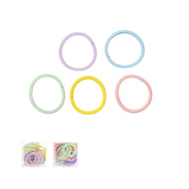 Set de ligas para cabello en estuche onduladas 40 pzas multicolor -  Miniso