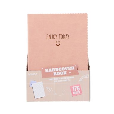Libretas y cuadernos con borde dorado 176 hojas 2 modelos surtidos serie taupe -  Miniso