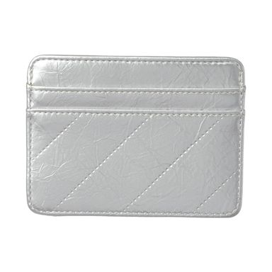 Tarjetero miniso linea diagonal plata -  Miniso