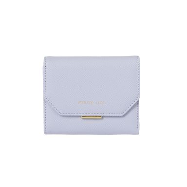 Cartera corta para mujer miniso basica tipo piel granulada lila -  Miniso