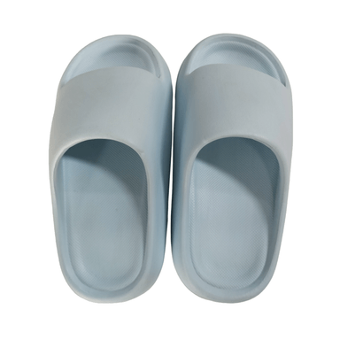Sandalia infantil tipo sueco modelo macaron azul talla 27 a 28 - Miniso