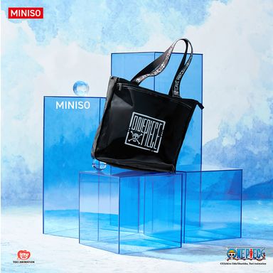 Bolso de hombro sintético color negro -  One Piece