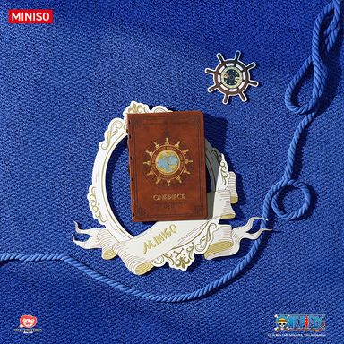 Libreta de espiral pasta dura café 96 hojas -  One Piece