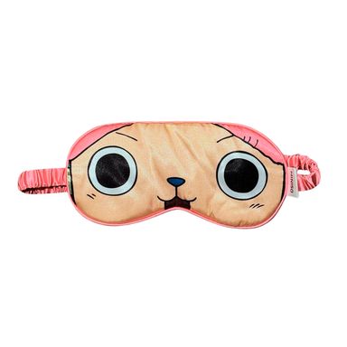 Antifaz para dormir chopper textil rosa -  One Piece