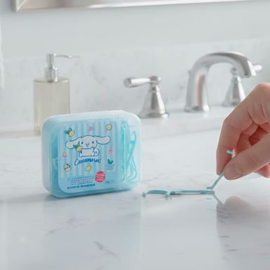 Paquete hilos dentales en arco cinnamoroll desechables menta 150 piezas - Sanrio