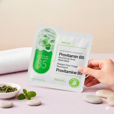 Mascarilla facial hidratante 22 ml provitamina b5 - Miniso
