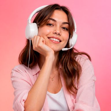 Audífonos de vincha con cable rainbow gaming blancos - Miniso