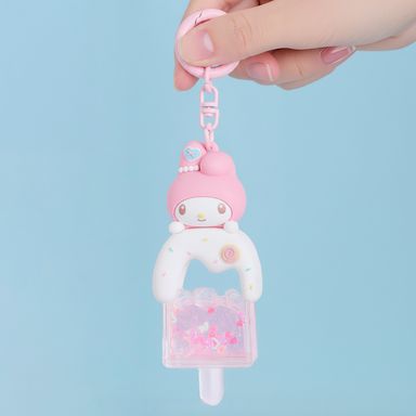 Llavero my melody paleta con brillos sintético rosa 9 cm, 14 cm - Sanrio