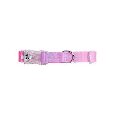 Collar con luz para mascotas textil rosa 38x26 cm - Miniso