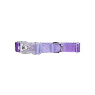 Collar con luz para mascotas textil morado 38x26 cm - Miniso