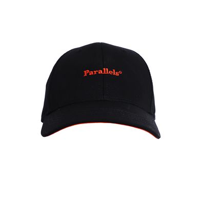 Gorra casual con tipografía textil negra unitalla - Miniso