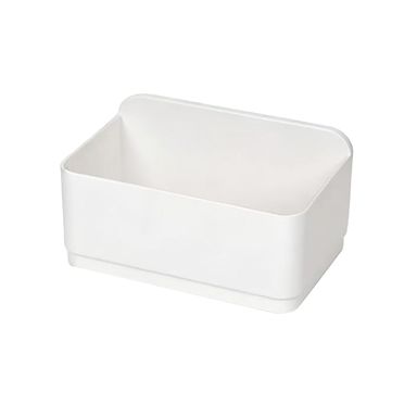Organizador de baño con desagüe pure white plástico blanco - Miniso