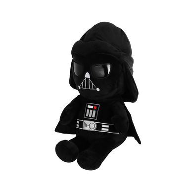 Peluche darth vader postura sentada felpa negro 24x36 cm - Star Wars