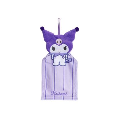 Toalla para manos sanrio rayas morado kuromi - Sanrio