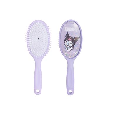Peine de cabello ovalado brillante kuromi lila sanrio - Sanrio