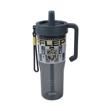 Vaso de plástico con sorbete y asa 1250ml harry potter houses style gris - Harry Potter