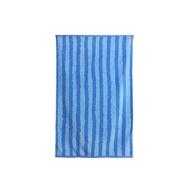 Toalla de baño miniso 100% algodón colección colorful stripe azul 110x70 cm - Miniso