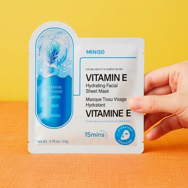 Mascarilla facial hidratante con vitamina e - Miniso