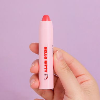Pintalabios en barra hello kitty glossy tono 01 coral pink 2.5 gr - Sanrio