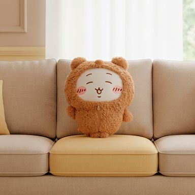 Peluche con pijama felpa café - Chiikawa