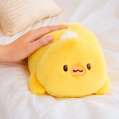 Peluche pato fun forest felpa amarillo 22x19 cm - Miniso