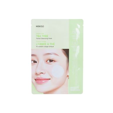 Almohadillas faciales limpiadoras hidratantes 10 gr árbol de té 3 piezas - Miniso