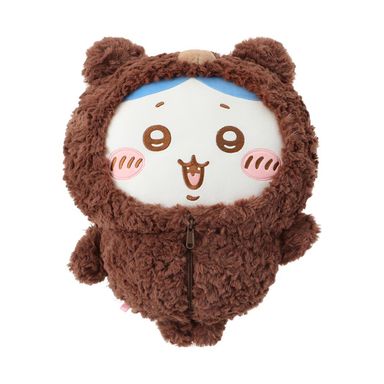 Peluche con disfraz de oso hachiware felpa café - Chiikawa