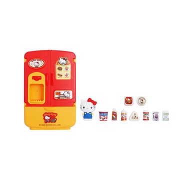 Set de juego hello kitty caja nevera retro diner plástico 11 piezas - Sanrio