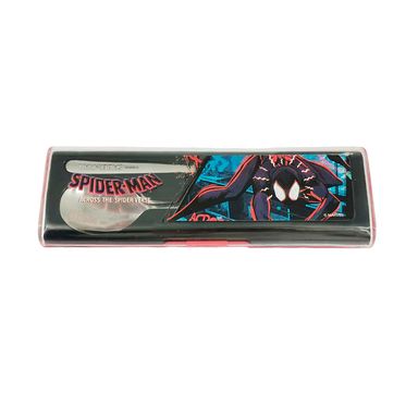 Kit de cubiertos con estuche acero inoxidable negro 2 piezas - Marvel Disney