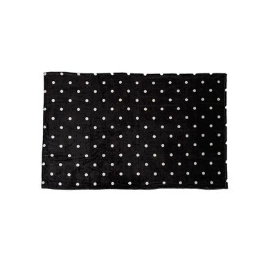 Manta colección blanco y negro 2.0 negra - Miniso
