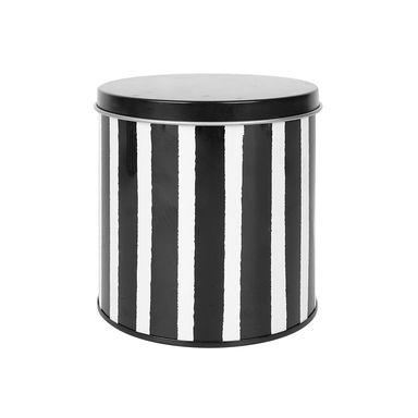 Contenedor de almacenamiento a rayas colección blanco y negro 2.0 680 ml - Miniso