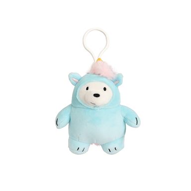 Colección de disfraces de animales de we bare bears llavero de peluche de 10 cm ice bear - We Bare Bears