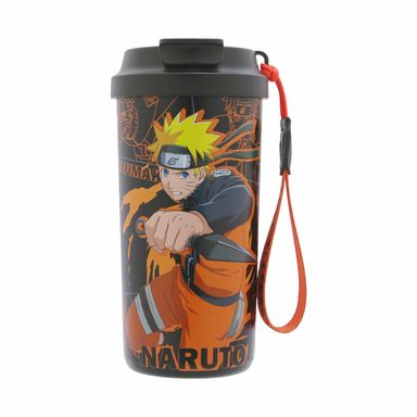 Vaso de acero inoxidable de doble pared de 480 ml colección naruto shippuden - Naruto