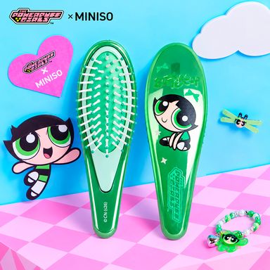 Cepillo de cabello masajeador colección las chicas superpoderosas buttercup verde - Las Chicas Superpoderosas